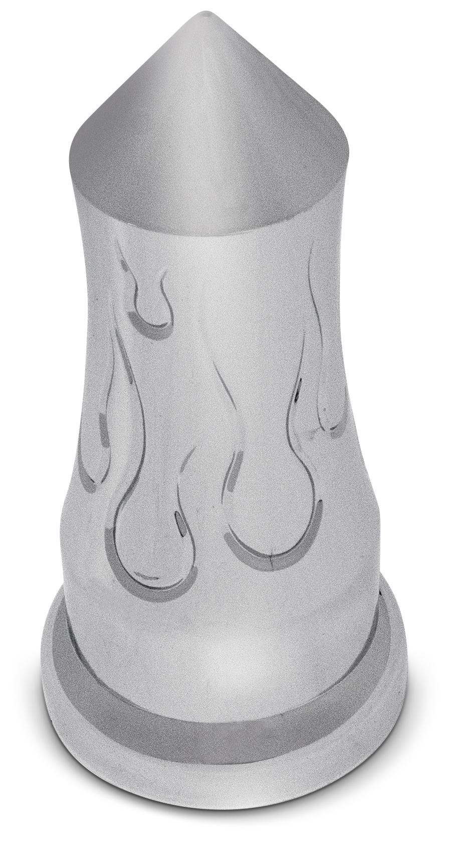 33mm TALL FLAME LUG NUT COVER PUSH ON