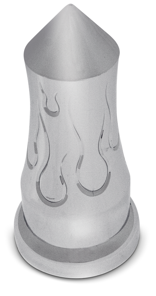 33mm TALL FLAME LUG NUT COVER PUSH ON