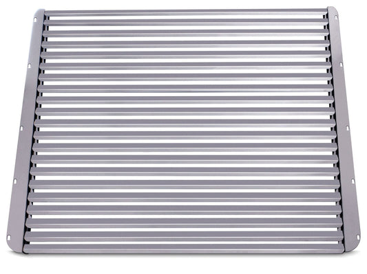 STAINLESS STEEL LOUVERED GRILLE FOR PETERBILT 379 LONG HOOD