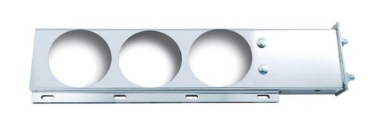 SPRING LOADED MUDFLAP HANGERS W/ 6 - 4" ROUND LIGHT HOLES - 2.5" BOLT PATTERN