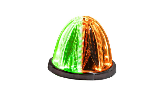 DUAL COLOR STELLAR WATERMELON LIGHT – AMBER & GREEN/CLEAR LENS