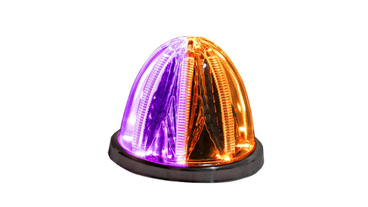 DUAL COLOR STELLAR WATERMELON LIGHT – AMBER & PURPLE/CLEAR LENS