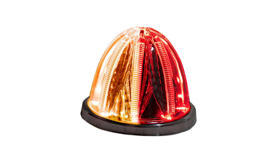 DUAL COLOR STELLAR WATERMELON LIGHT – AMBER & RED/CLEAR LENS