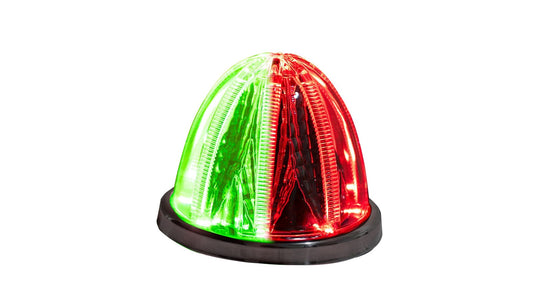 DUAL COLOR STELLAR WATERMELON LIGHT – RED & GREEN/CLEAR LENS
