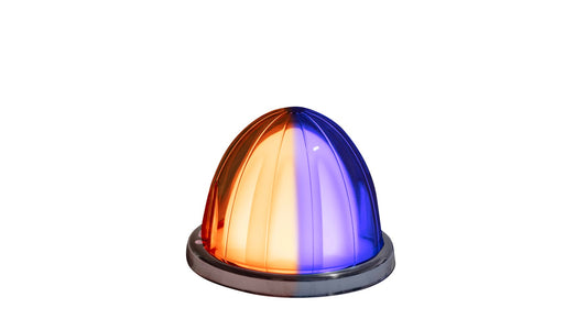 DUAL COLOR GLO WATERMELON LIGHT – AMBER & BLUE/ CLEAR LENS