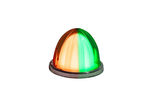 DUAL COLOR GLO WATERMELON LIGHT – AMBER & GREEN/ CLEAR LENS