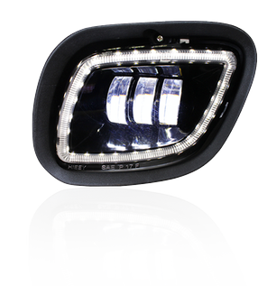 FREIGHTLINER CASCADIA 08-17 BLACK FOG LIGHT W/ HALO (DRIVER)