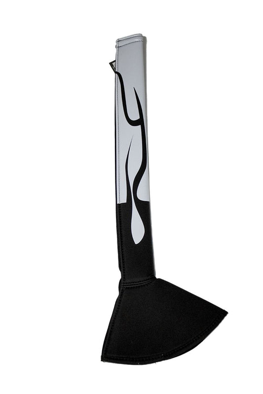 30" SHIFTER BOOT COVER - GRAY FLAME