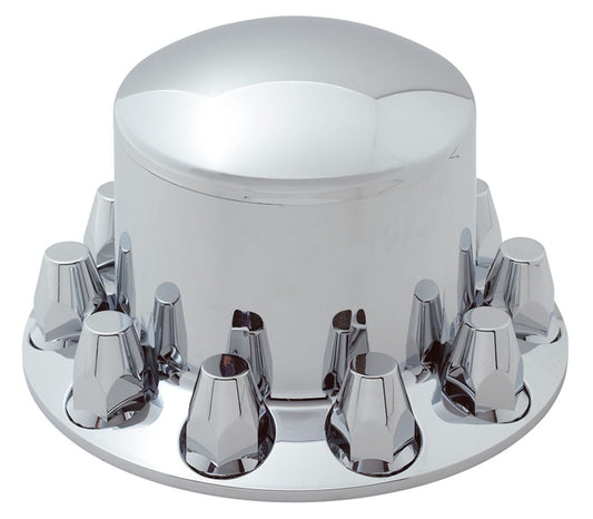 ROUNDED REAR AXLE COVER W/10-33mm POINTED SCREW ON LUG NUT COVERS