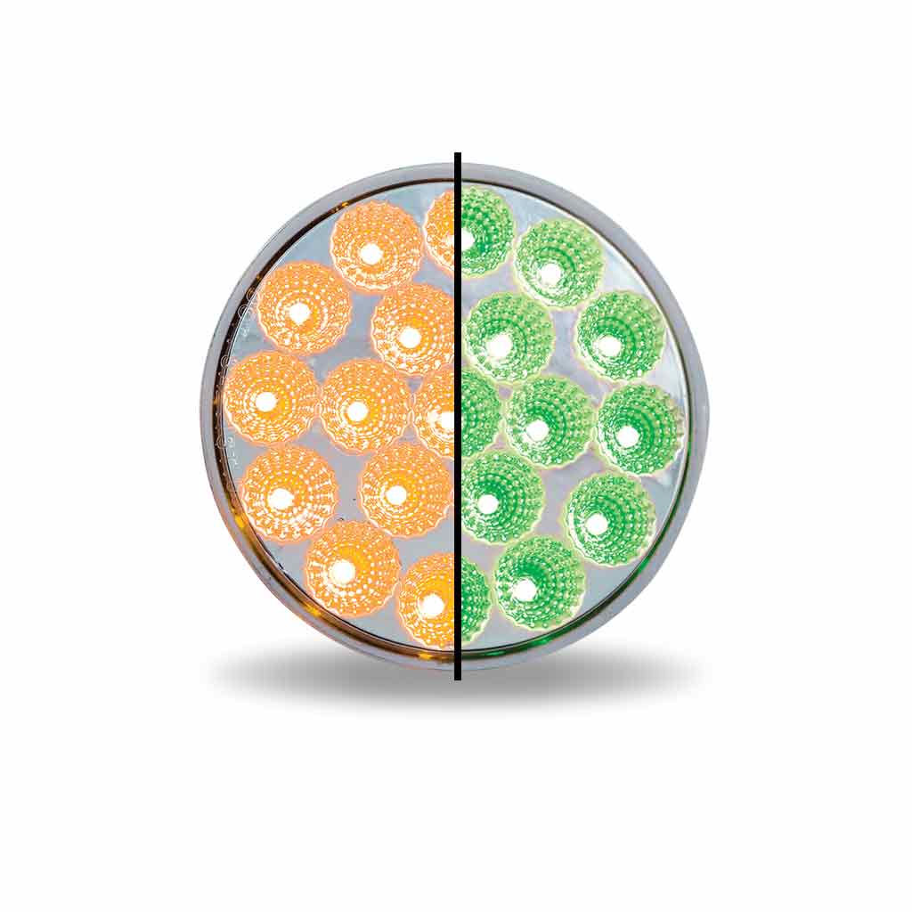 TRUX 4" Dual Revolution Amber/Green LED