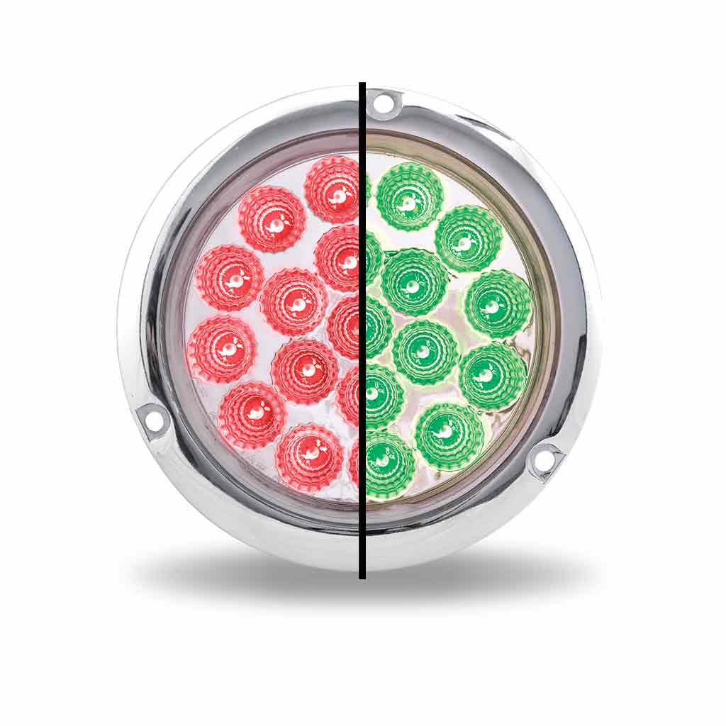 TRUX 4" Dual Revolution Flangemount Red/Green LED