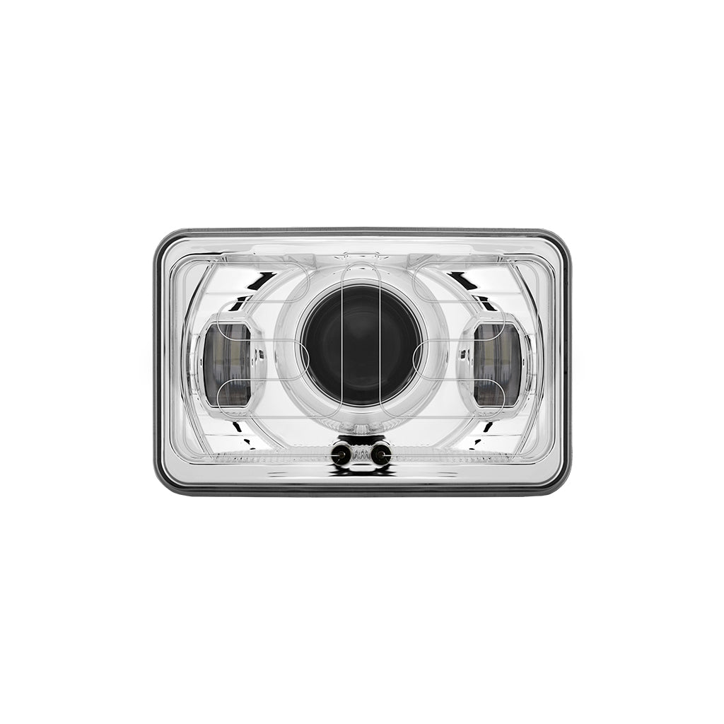 TRUX 4" x 6" HEATED Backlit LED Projector HL - Low beam