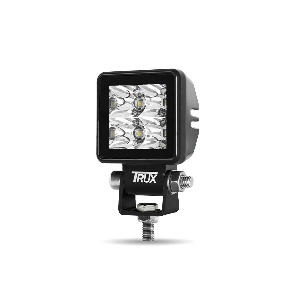 TRUX Bezel-less Super-Powered Mini-Cube 2-1/4” LED Spot Worklamp (4 diodes) 2000 Lumens