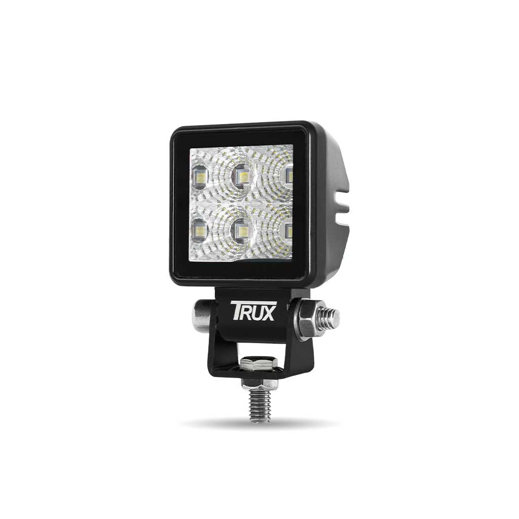 TRUX Bezel-less Super-Powered Mini-Cube 2-1/4” LED Flood Worklamp (4 diodes) 2000 Lumens