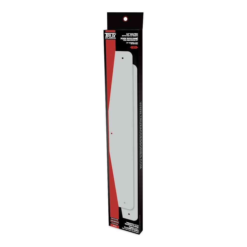 TRUX 24" Bolted Angled Bottom Mud Flap Weight
