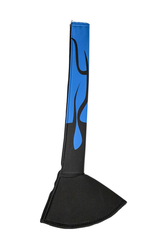 30" SHIFTER BOOT COVER - BLUE FLAME