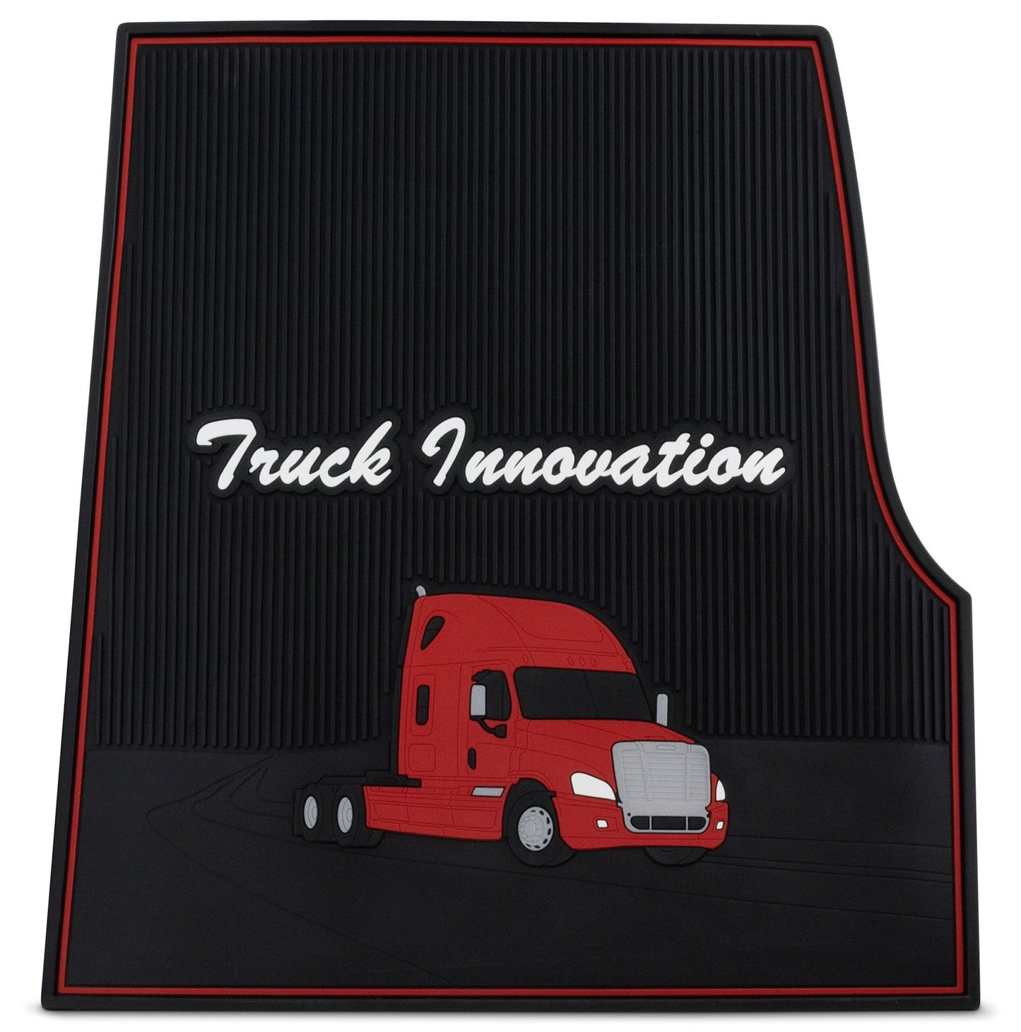 RUBBER FLOOR MATS FOR CASCADIA & CORONADO 2008-2017 - RED