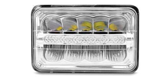 4'' x 6" LED HEADLIGHT W/ DAYTIME RUNNING LIGHT