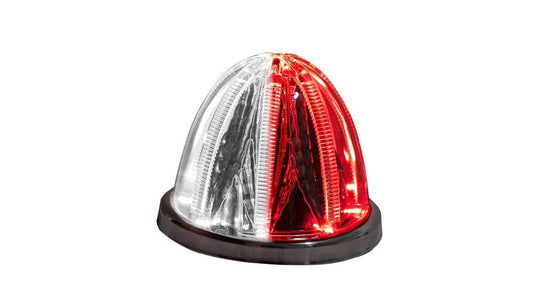 DUAL COLOR STELLAR WATERMELON LIGHT – RED & WHITE/CLEAR LENS