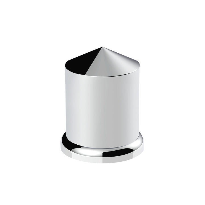 3/4" x 1-1/2" Chrome Plastic Pointed Nut Cover - Push-On