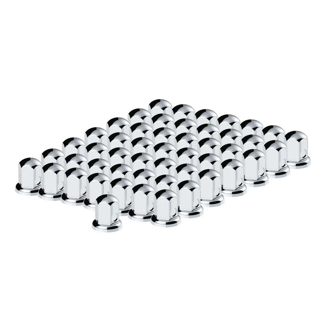 33mm x 2-1/8" Stainless Standard Nut Covers With Flange