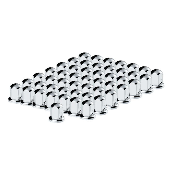 33mm x 2-1/8" Stainless Standard Nut Covers With Flange