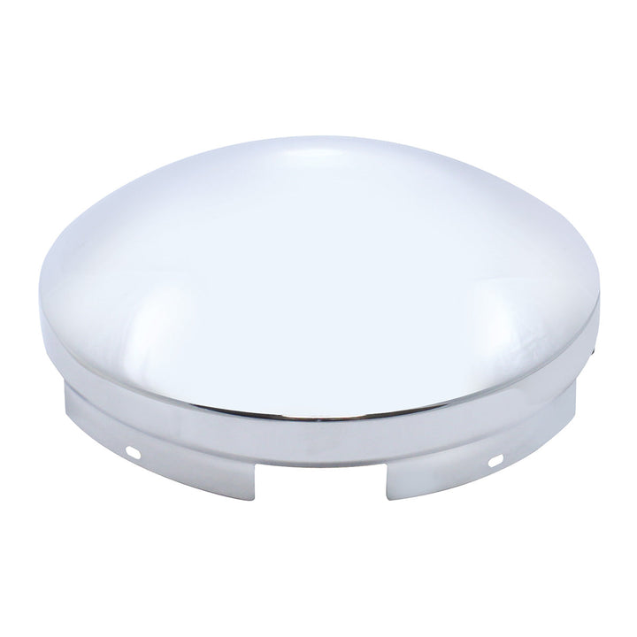 5 Even Notched Chrome Dome Front Hubcap - 3/4" Side Wall