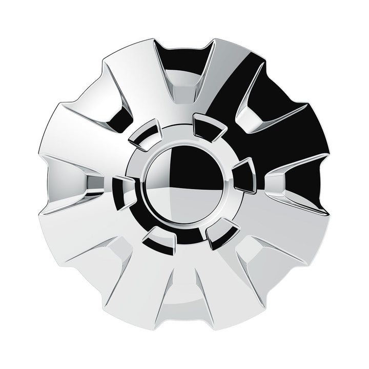 Rubicon Front Axle Cover Kit With 33mm Thread-On Nut Covers - Chrome