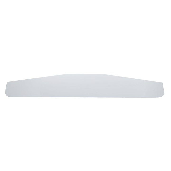 3" x 18" Chrome Standard Bottom Mud Flap Plate - Welded Stud