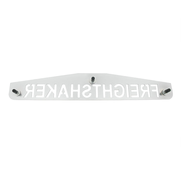 4" x 24" Chrome Freightshaker Bottom Mud Flap Plate - Welded Stud