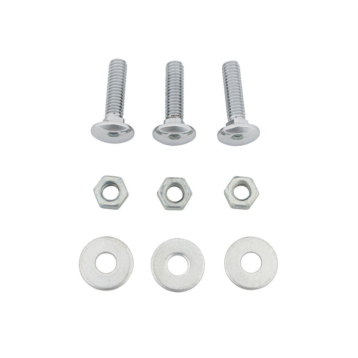 4" x 24" Chrome Kwopper Bottom Mud Flap Plate - Bolt Thru