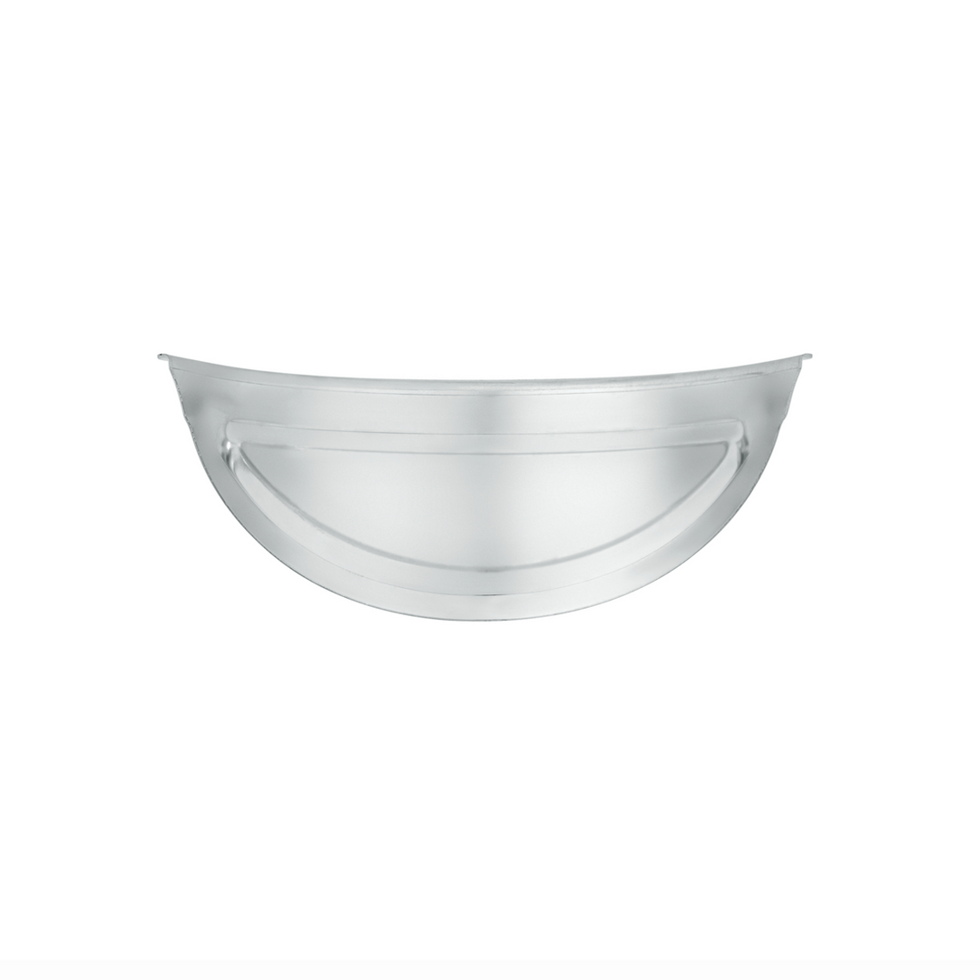 304 Stainless Steel Visor With Embossed Detail For 7" Headlight