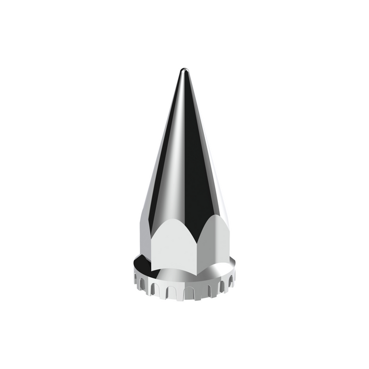 33mm X 4-3/4" Chrome Super Spike Nut Covers - Push-On
