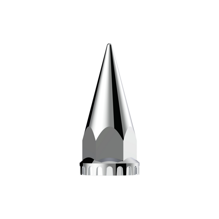 33mm X 4-3/4" Chrome Super Spike Nut Covers - Push-On