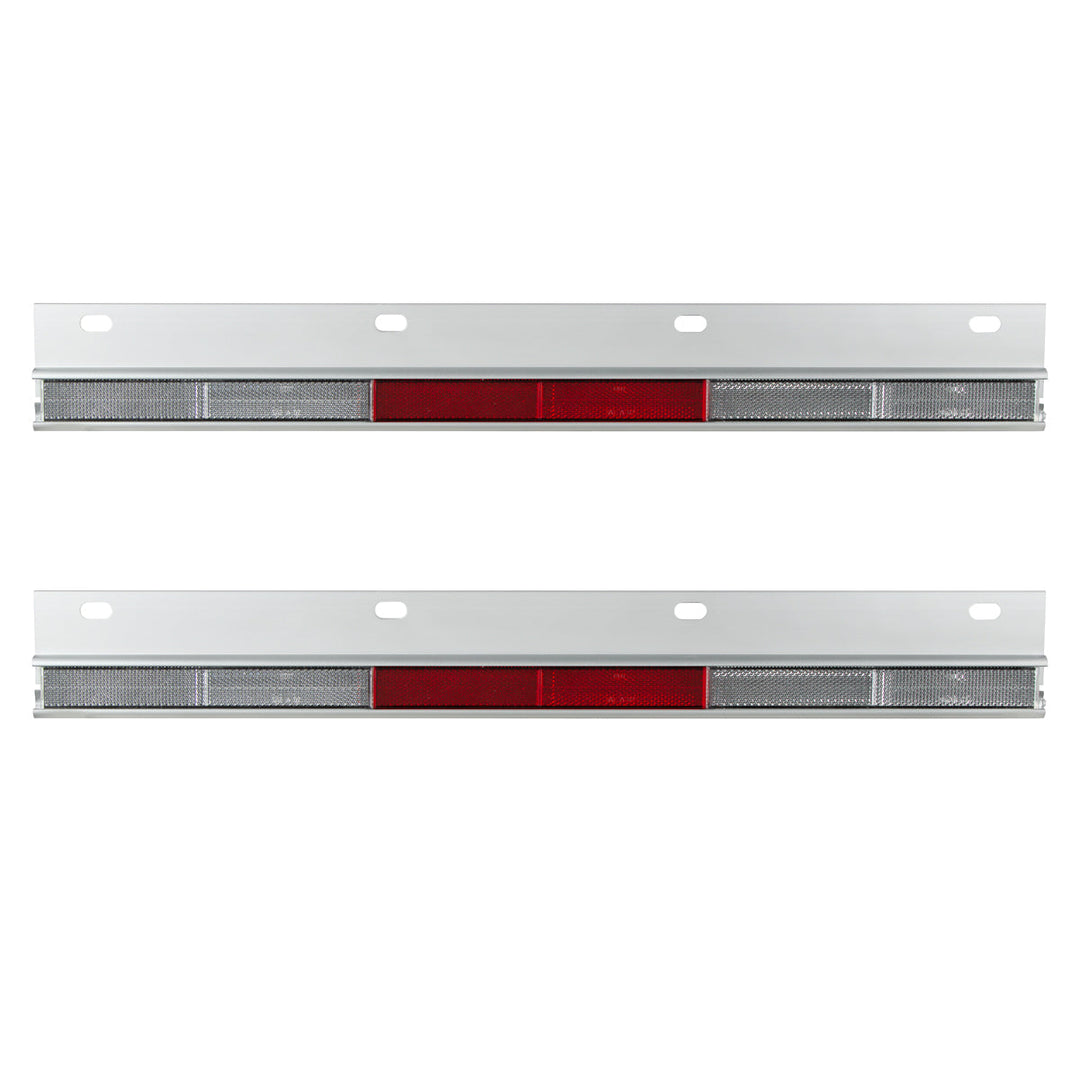 Straight Conspicuity Reflector Plate (Card of 2)
