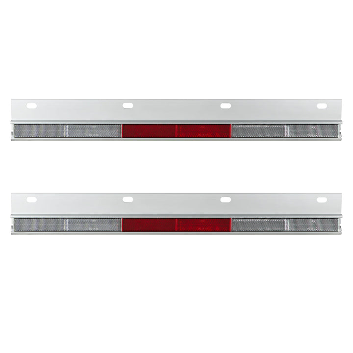 Straight Conspicuity Reflector Plate (Card of 2)