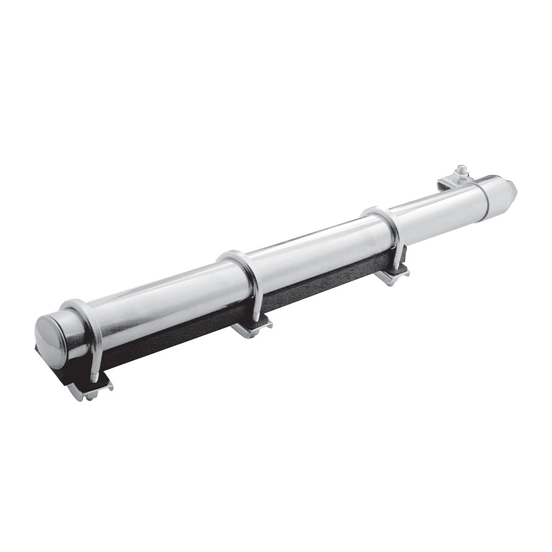 Deluxe Stainless Quarter Fender Bracket - 2" Tube/U - Clamps (Pair)