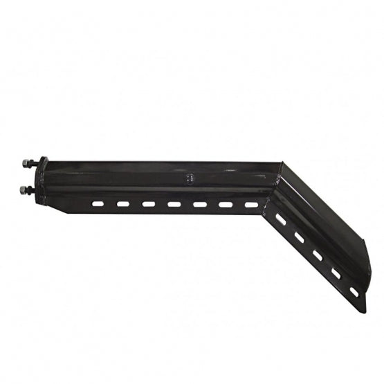30" Black 45 - Degree Angled Heavy Duty Mud Flap Hangers - 1-1/8" Bolt Pattern (Pair)