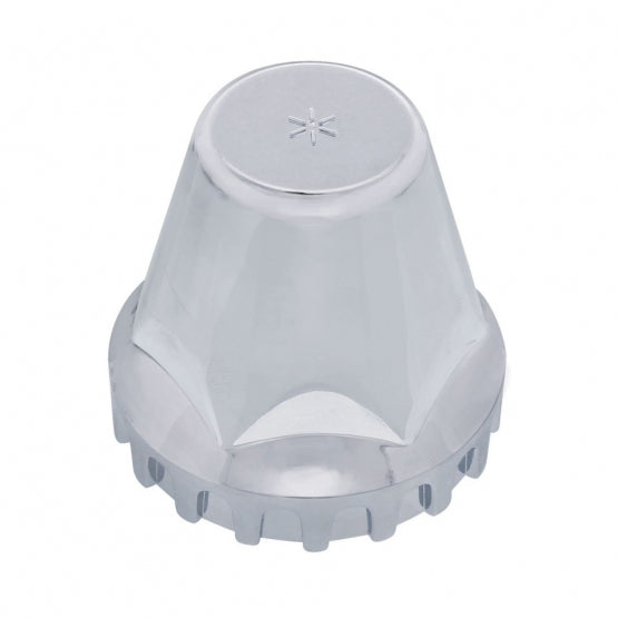 33mm X 2" Chrome Plastic "Low Rider" Nut Cover - Thread-On (Bulk)