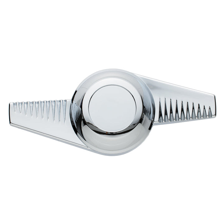 Chrome Plastic 2 - Bar "Groovy" Hubcap Spinner