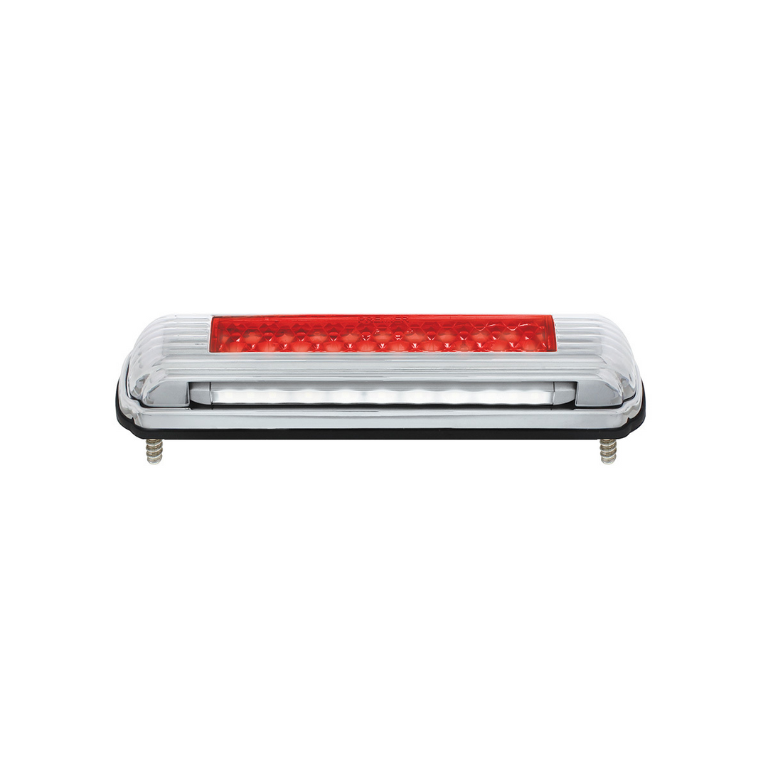 Chrome License Plate Light With Various Color LED