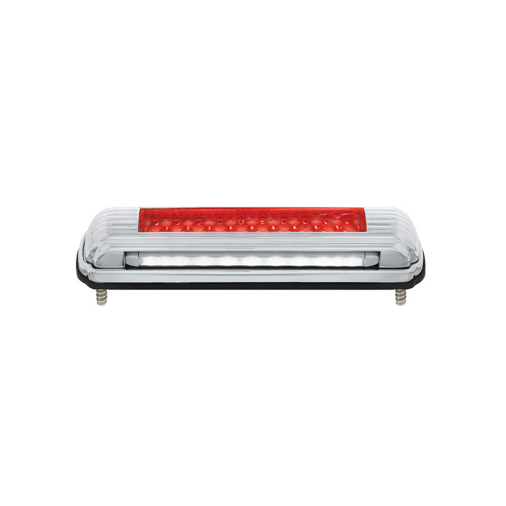 Chrome License Plate Light With Various Color LED