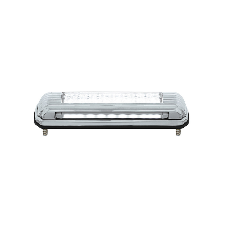 Chrome License Plate Light With Various Color LED