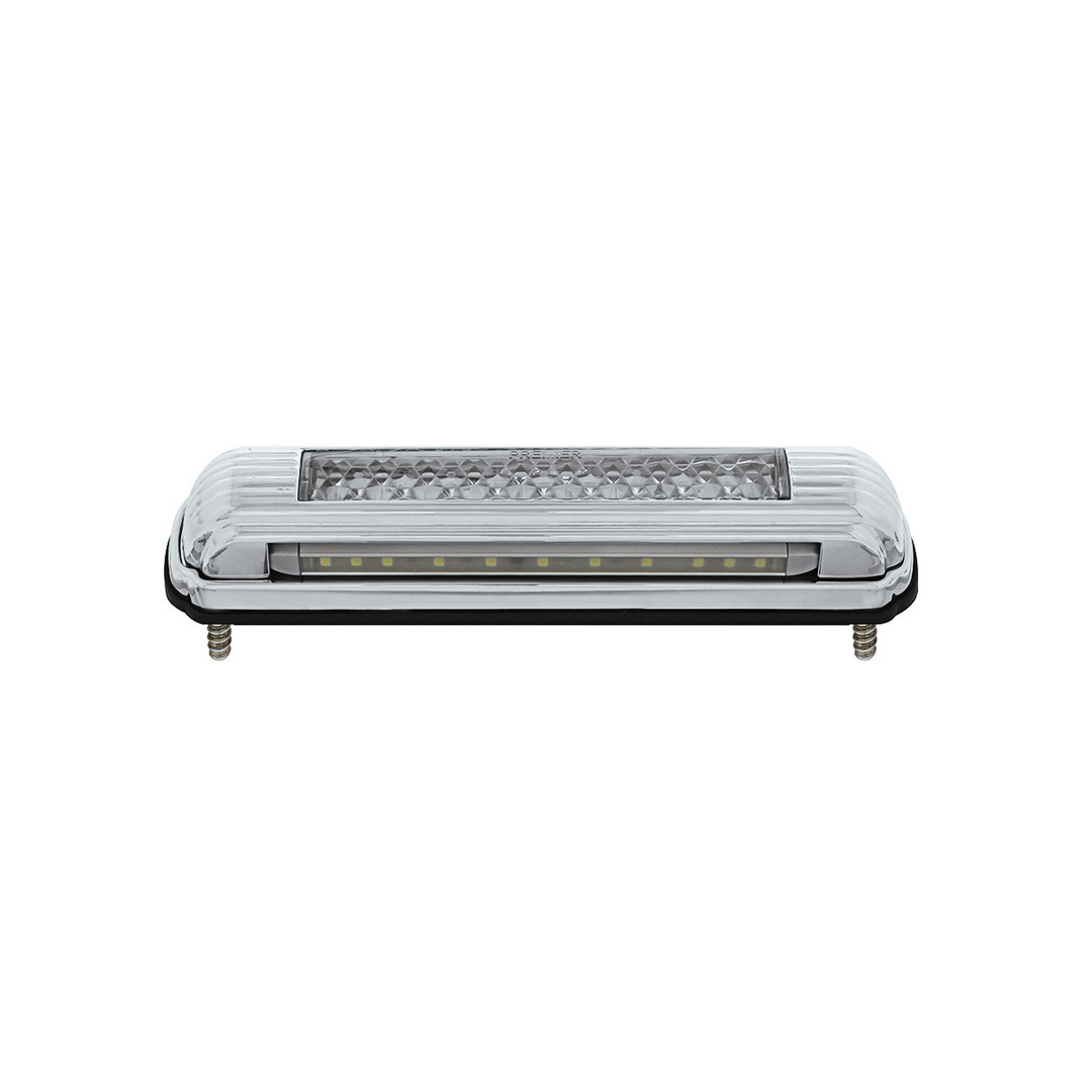 Chrome License Plate Light With Various Color LED