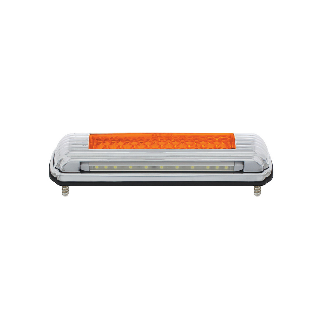 Chrome License Plate Light With Various Color LED