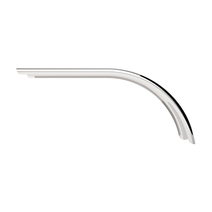 60" 430 Stainless Steel (16ga) Roll Formed Edge Smooth Half Fender - Stainless Steel Series (Pair)