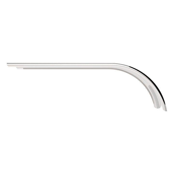 80" 430 Stainless Steel (16ga) Roll Formed Edge Smooth Half Fender - Stainless Steel Series (Pair)
