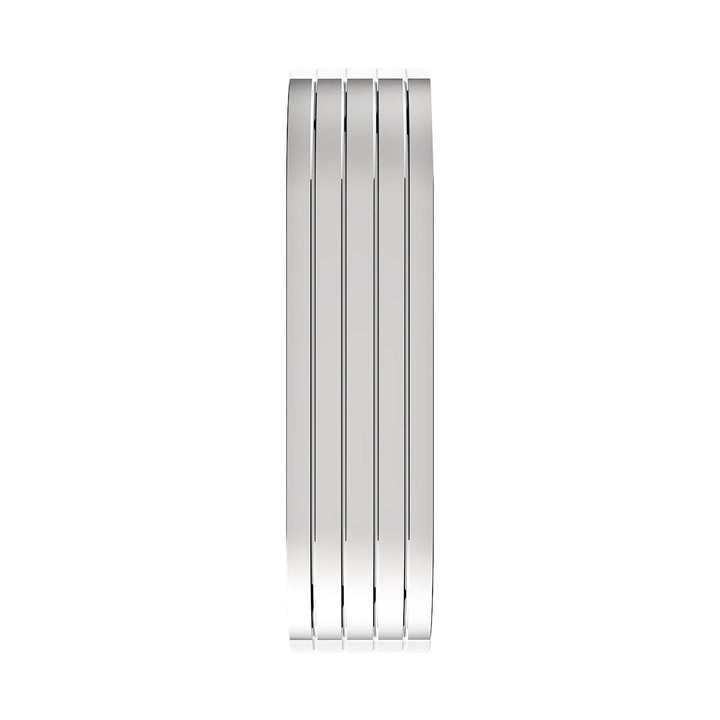 120" 430 Stainless Steel (16ga) Beaded Edge Ribbed Full Fender 54" Spread - SR Series (Pair)