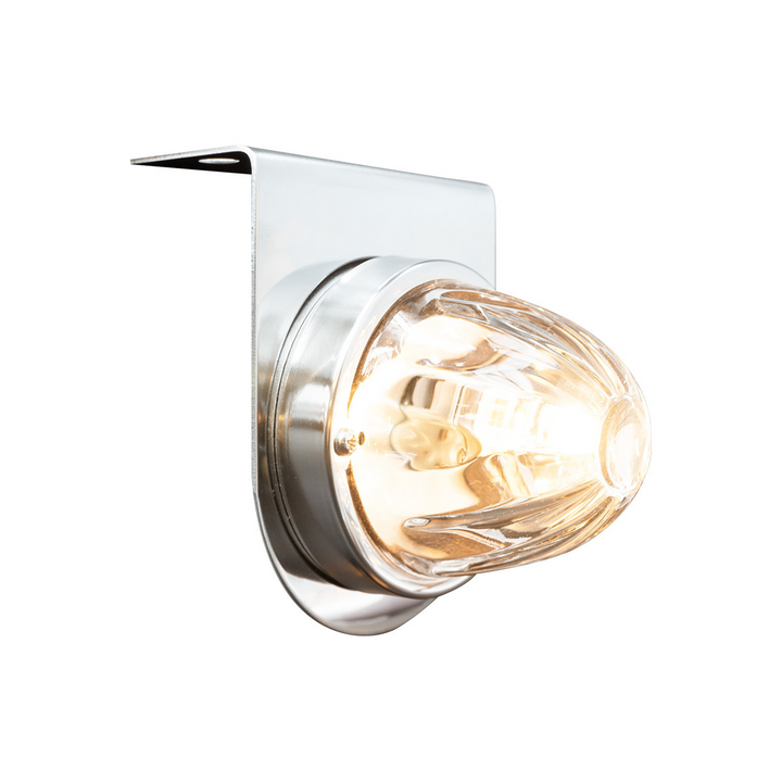 Glass Watermelon Light With Stainless Steel Light Bracket Kit