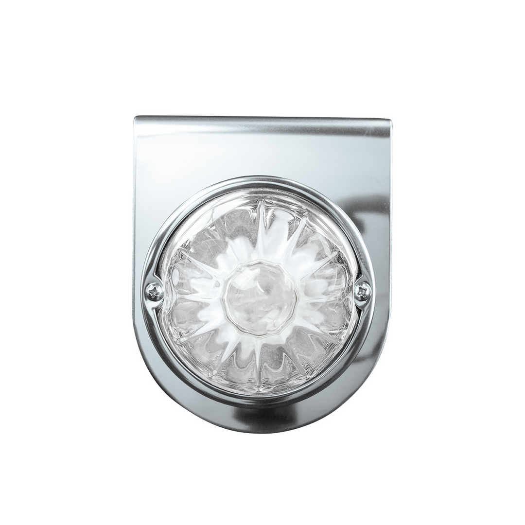 Glass Watermelon Light With Stainless Steel Light Bracket Kit